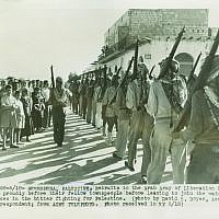 One of a collection of 26 rare photos of the 1948 War of Independence set to be auctioned by the Jerusalem-based Kedem Auction House in May 2019. (Kedem Auction House)