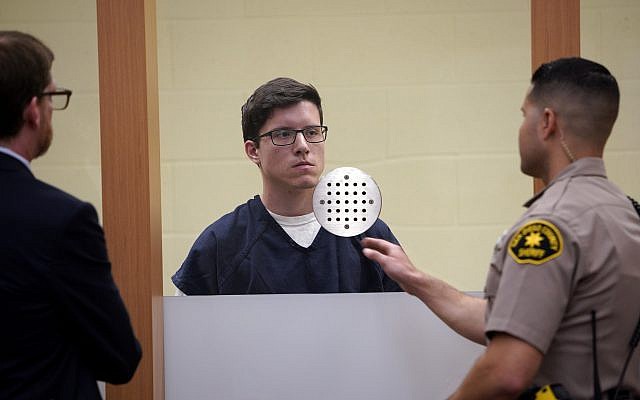 John T. Earnest appears for his arraignment hearing on April 30, 2019, in San Diego. (Nelvin C. Cepeda/The San Diego Union-Tribune via AP, Pool)