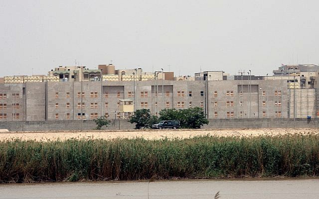 Illustrative photo of the US embassy under construction as seen from across the Tigris river in Baghdad, Iraq, May 19, 2007. (AP Photo)