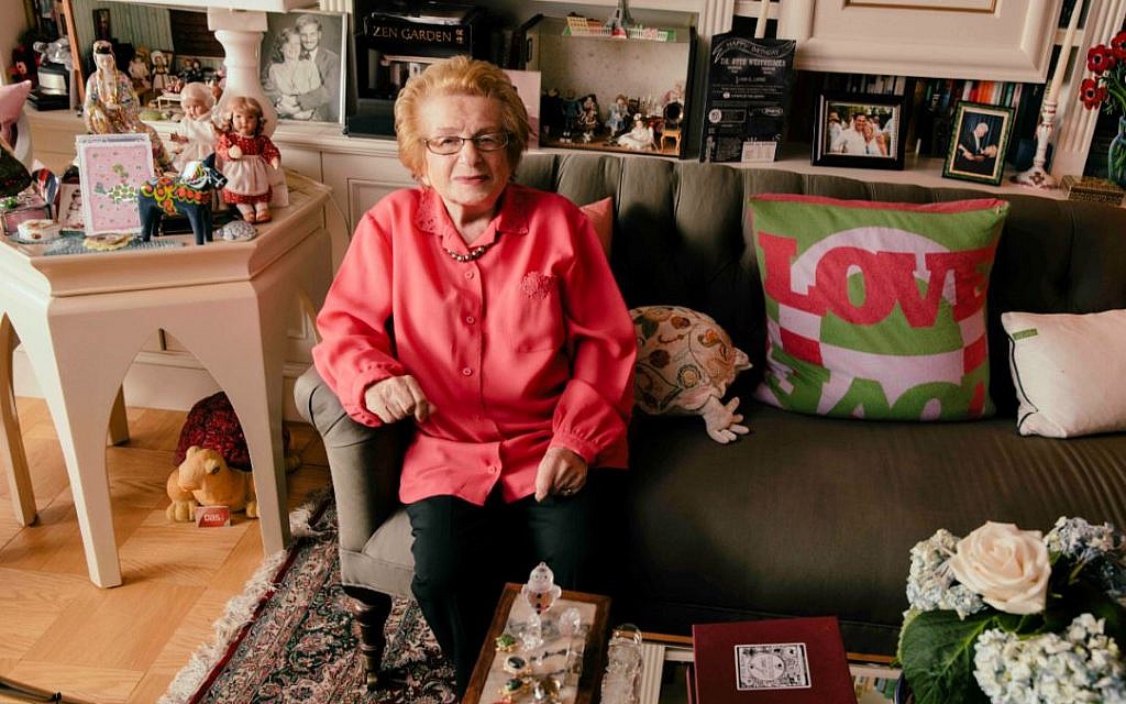 'Ask Dr. Ruth' chronicles the life of Dr. Ruth Westheimer, a Holocaust survivor who became America's most famous sex therapist. (Austin Hargrave/via JTA)
