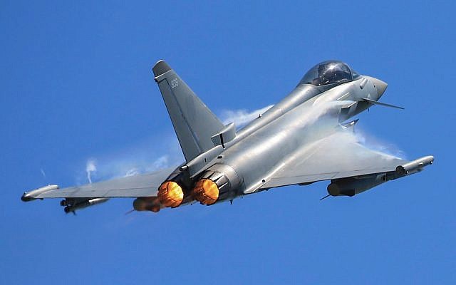Illustrative - A British Royal Air Force Quick Reaction Alert Typhoon fighter aircraft. (Courtesy - Royal Air Force)