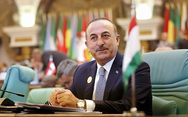 Turkey's Foreign Minister Mevlut Cavusoglu attends the Islamic Summit of the Organization of Islamic Cooperation (OIC) in Mecca, Saudi Arabia, June 1, 2019. (AP Photo/Amr Nabil) Turkey's Foreign Minister Mevlut Cavusoglu attends the Islamic Summit of the Organization of Islamic Cooperation (OIC) in Mecca, Saudi Arabia, June 1, 2019. (AP Photo/Amr Nabil)