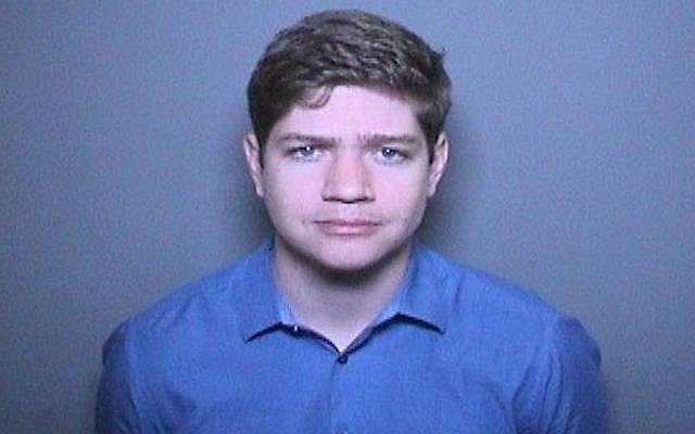Nicholas Wesley Rose pled guilty on May 31, 2019, to threatening three houses of worship in Orange County. (Orange County Police Department via JTA)