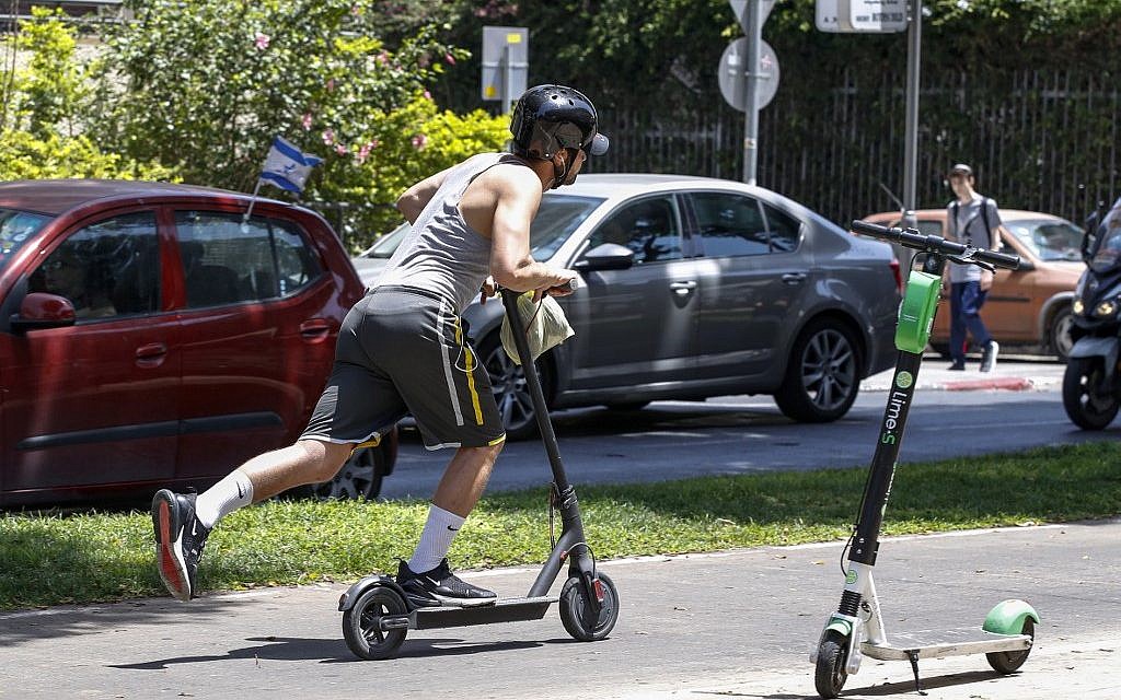 negativ åbning oplukker Hospitalizations for electric scooter accidents see sharp jump | The Times  of Israel
