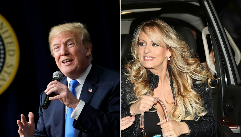 1024px x 585px - Trump indicted for porn star hush money, becomes 1st US president charged  with crime | The Times of Israel