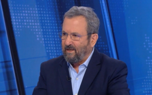 Ehud Barak on Channel 12's "Meet the Press," July 13, 2019 (screenshot)