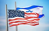 Illustrative image of the American and Israeli flags. (3dmitry; iStock by Getty Images)