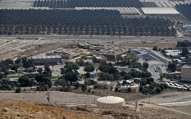 The Arvot Hayarden settlement where the Jordan Valley Regional Council municipality is located in the West Bank (AHMAD GHARABLI/AFP)