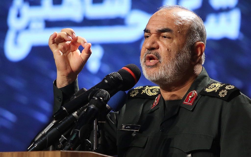 Iran Guards commander threatens to hit Israel, US if 'slightest ...