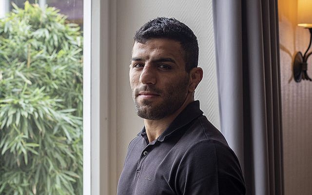 Iranian judoka Saeid Mollaei at an undisclosed southern city of Germany, September 12, 2019. (AP Photo/Michael Probst)