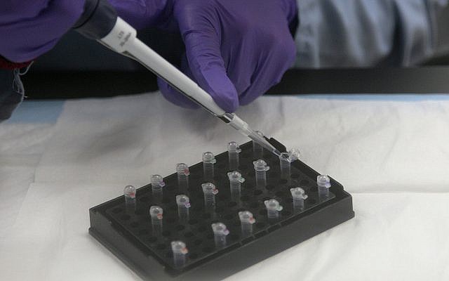 Illustrative photo of mitochondrial DNA testing at the State of California Department of Justice Jan Bashinski DNA Laboratory in Richmond, California, February 17, 2012. (AP Photo/Jeff Chiu)