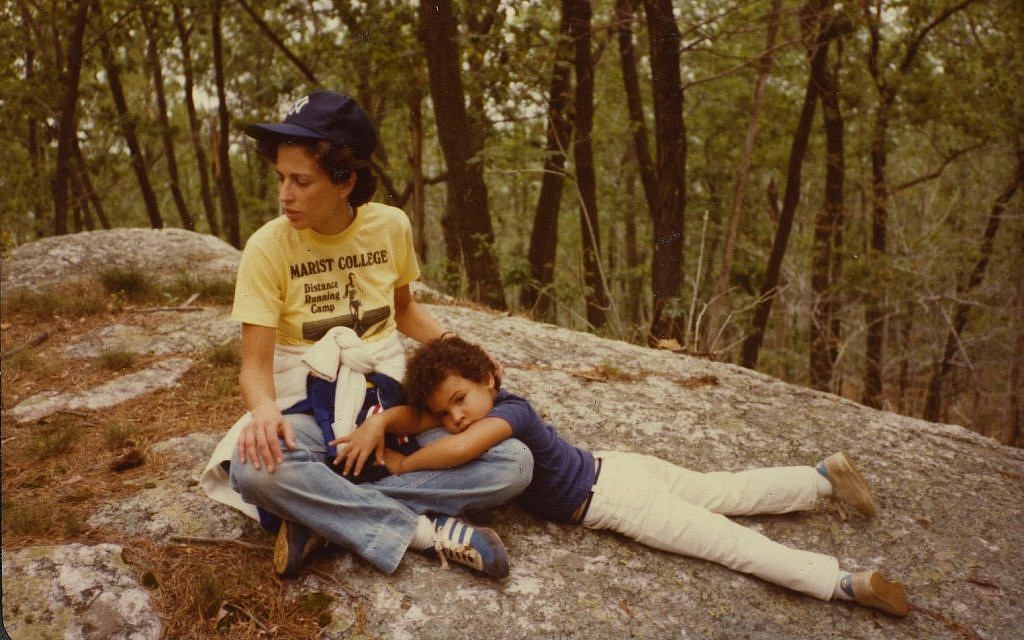 Lacey Schwartz Delgado with her mother Peggy Schwartz, as a child. (Courtesy)