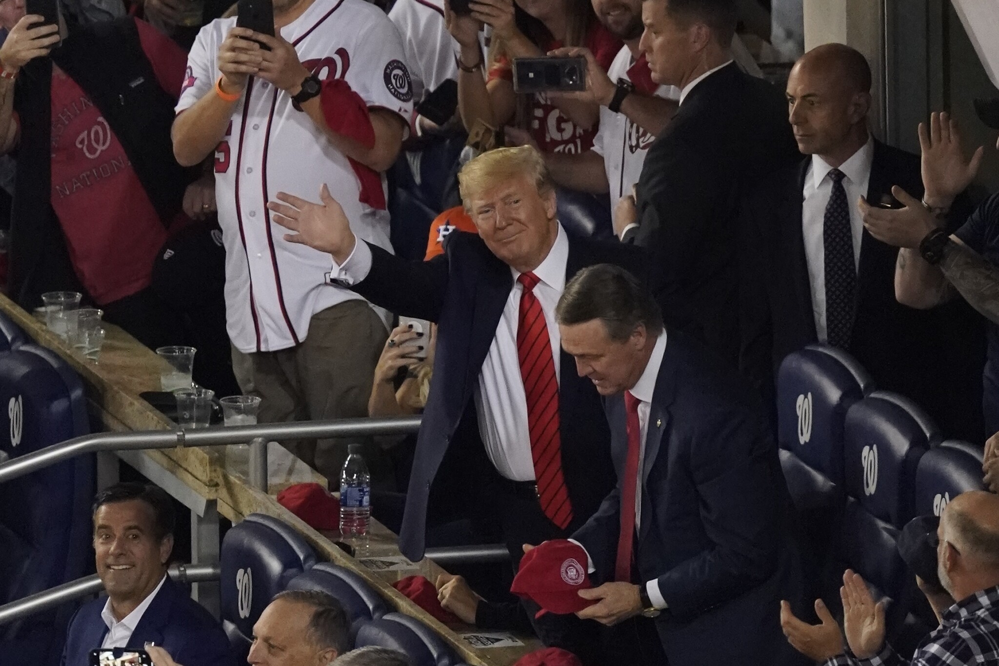 At World Series, fans boo Trump, chant 'Lock him up!