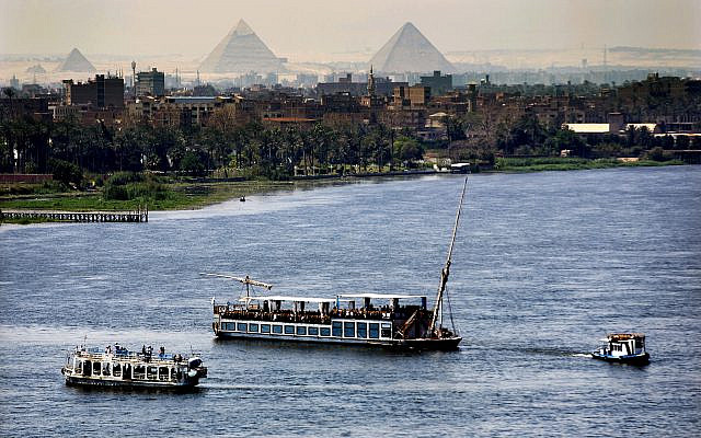 In this April 17, 2017 file photo, holiday makers enjoy Nile cruises during Sham el-Nessim, or "smelling the breeze," in Cairo, Egypt. (AP Photo/Amr Nabil)