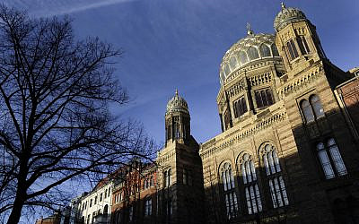 File: The Neue Synagoge (New Synagogue) in Berlin in 2014. (AP Photo/Markus Schreiber)