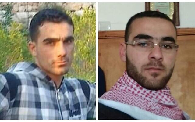 Qasseem al-Asafra (left) and Nasir al-Asafra. (Social media)