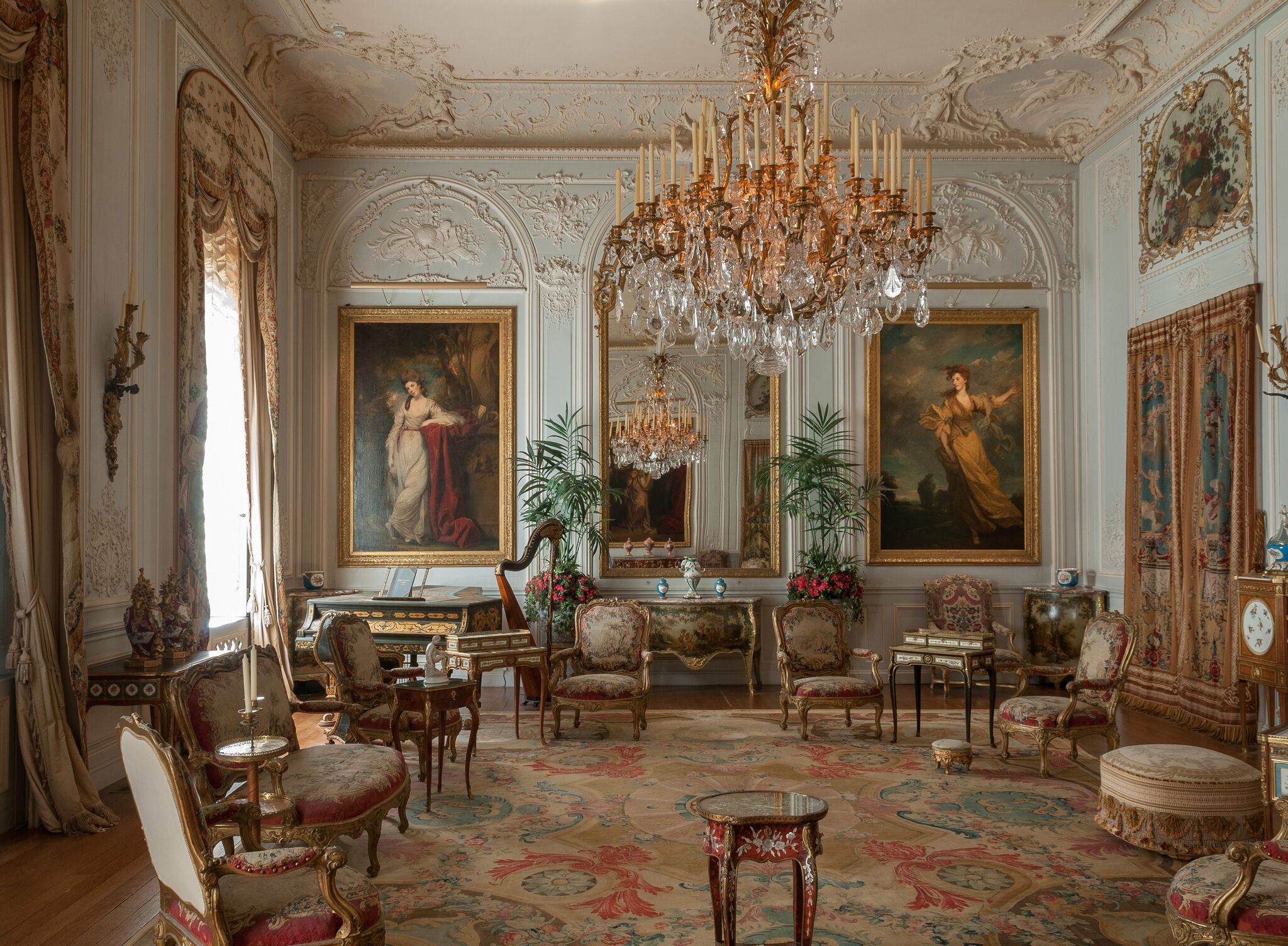 The Grey Drawing Room at Waddesdon Manor. (Chris Lacey (c) National Trust Waddesdon Manor)