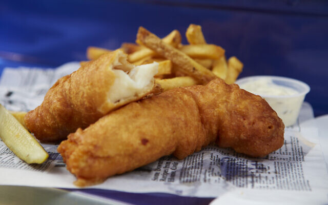 Fish and chips, the iconic British dish, has Jewish roots. (Getty Images/via JTA)