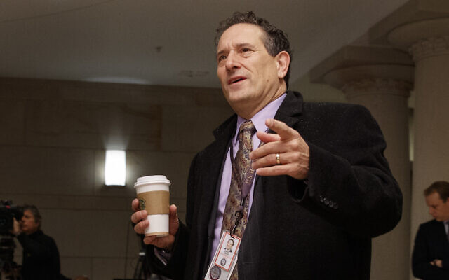 Andy Levin, Democrat of Michigan, arrives for member-elect briefings on Capitol Hill in Washington, November 15, 2018. (AP Photo/Carolyn Kaster)