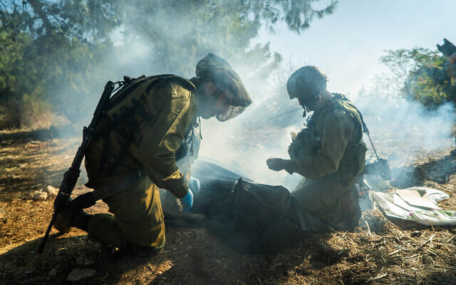Soldiers from the IDF Northern Command take part in a surprise exercise in northern Israel in November 2019. (Israel Defense Forces)