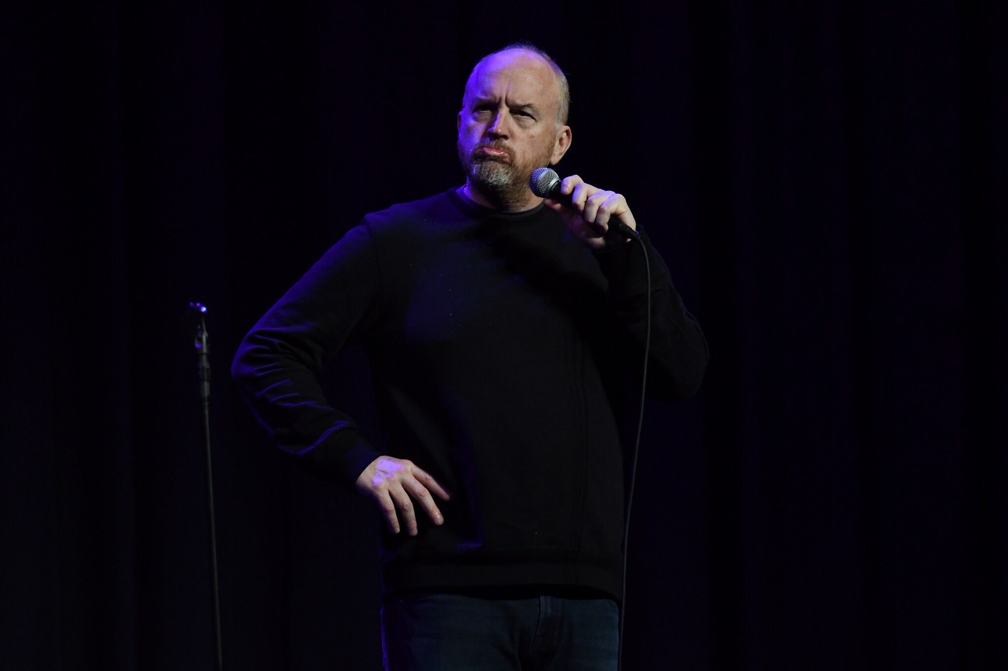 Back in Israel, Louis C.K. begins with the one topic he can't avoid