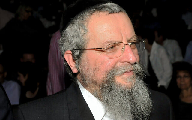File: Rabbi Avraham Elimelech Firer, chairman and founder of the Ezra Lemarpe medical support organization, attends an event in Tel Aviv on November 10, 2010. (Yossi Zeliger/Flash90)