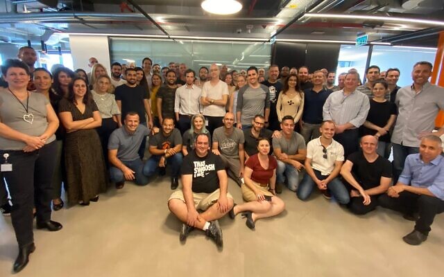 ObserveIT's team in Israel (Yair Grindlinger)