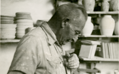 Armenian master ceramicist David Ohannessian, whose work has become one of the defining characteristics of Jerusalem. (Wikimedia commons/CC-SA-3.0/Lantuszka)