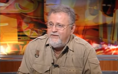Dr. Giora Praff during a 2012 interview with Channel 1. (Screenshot: YouTube)