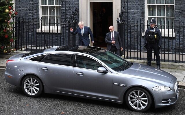 British Pm Johnson Arrives At Buckingham Palace After Election Win The Times Of Israel