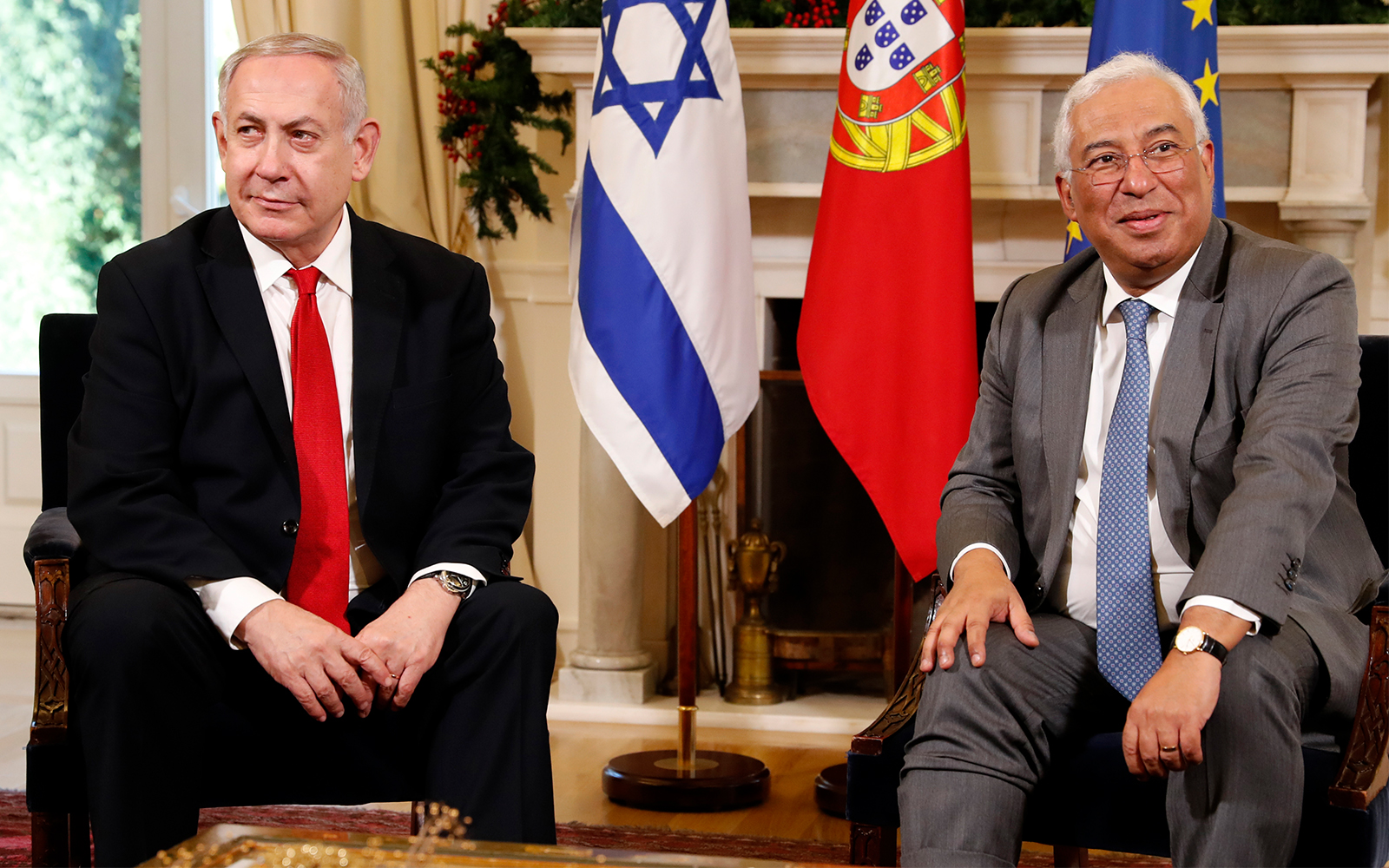 Netanyahu Leaves Troubles At Home For Worry Free Achievement Less Lisbon Visit The Times Of Israel