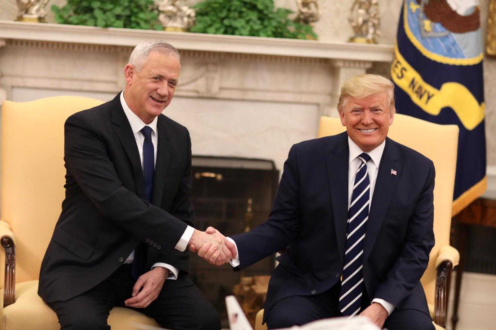 Gantz hails Trump's peace plan, says he'll work to implement it after elections | The Times of Israel