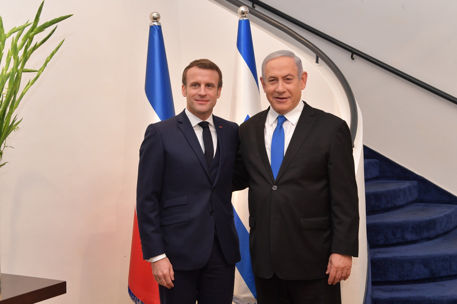 Hosting Macron for breakfast, Netanyahu kicks off marathon of meetings |  The Times of Israel