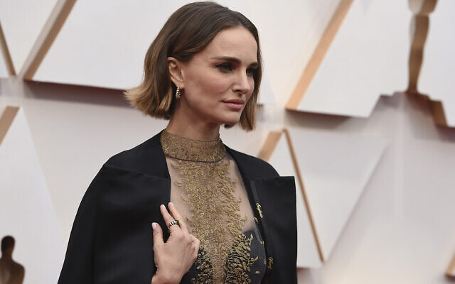 Natalie Portman at the Oscars on February 9, 2020, at the Dolby Theatre in Los Angeles. (Jordan Strauss/Invision/AP)