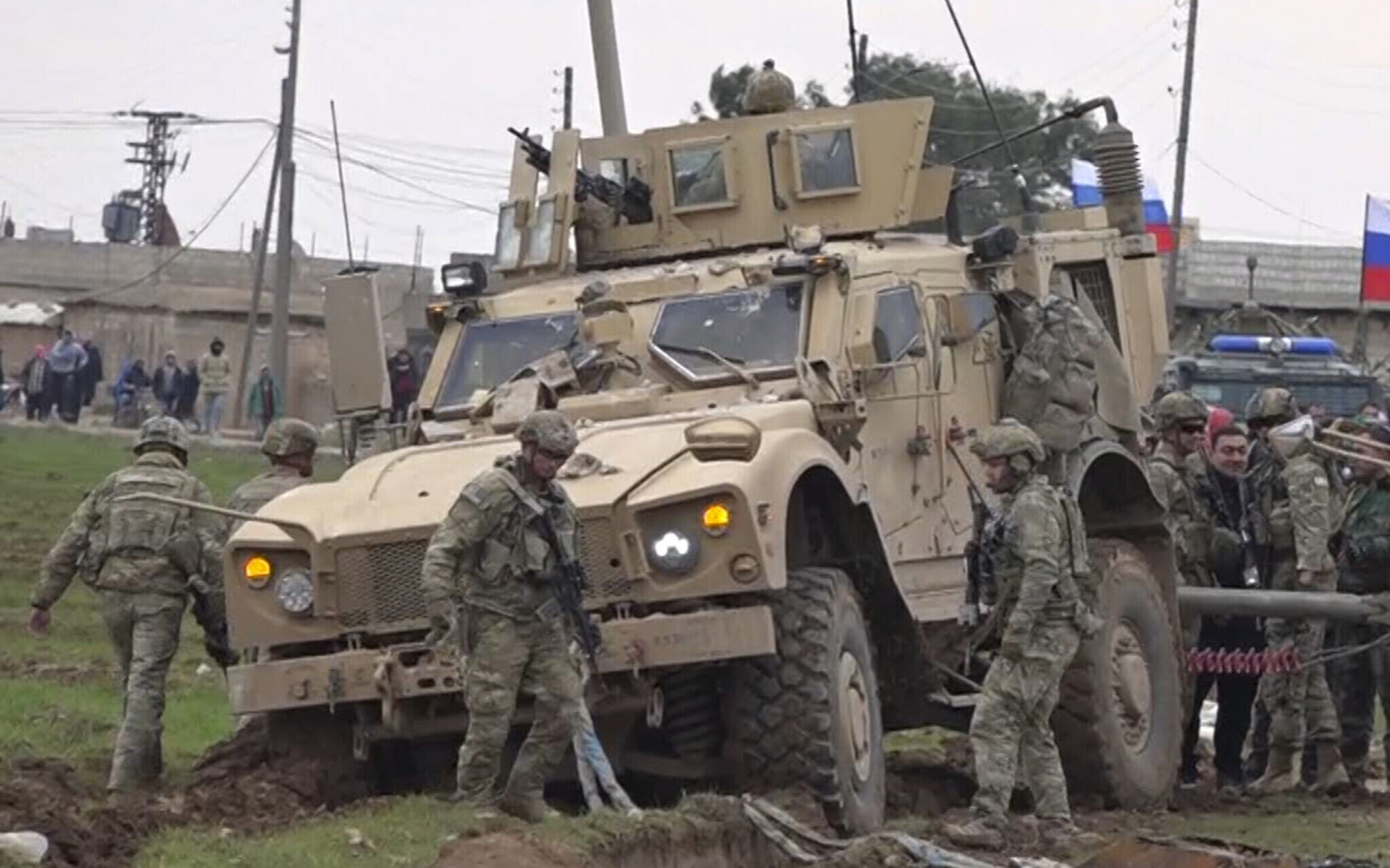 U.S. Army • Armoured Vehicles Convoy • Northeastern Syria