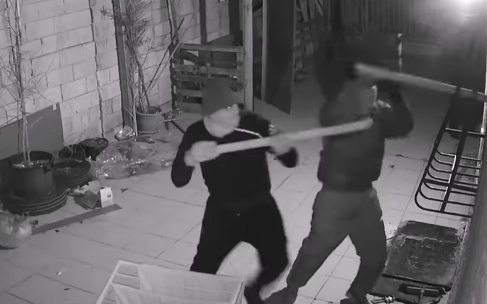 Footage emerges of masked vandals attacking home of Berland witness The Times of Israel