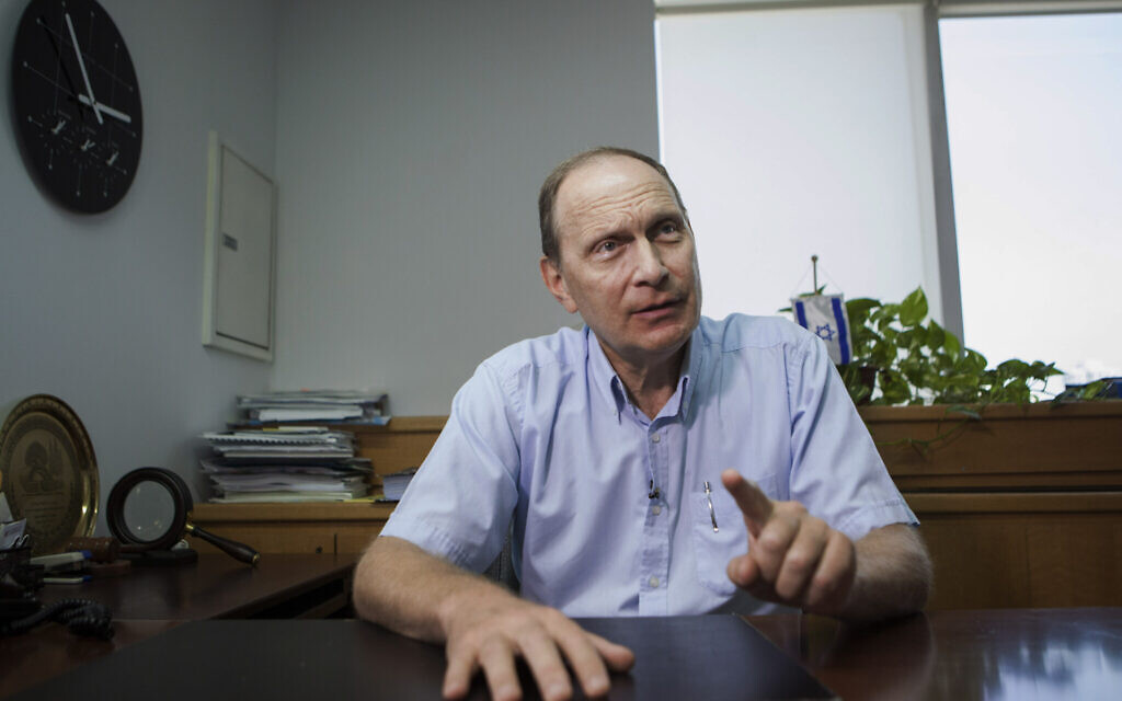 Former Israeli Medical Association president Dr. Leonid Eidelman (AP Photo/Dan Balilty)