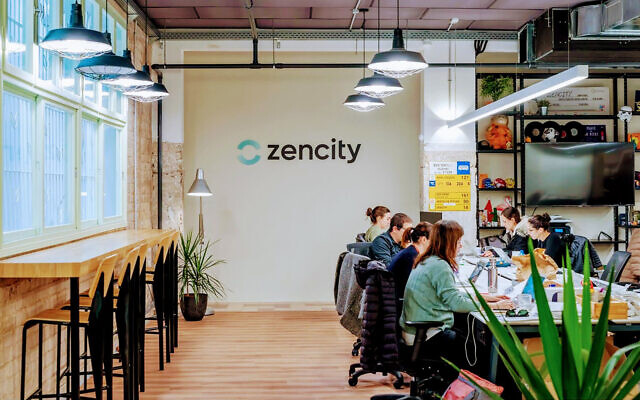 Zencity offices in Tel Aviv. (courtesy/Zencity)