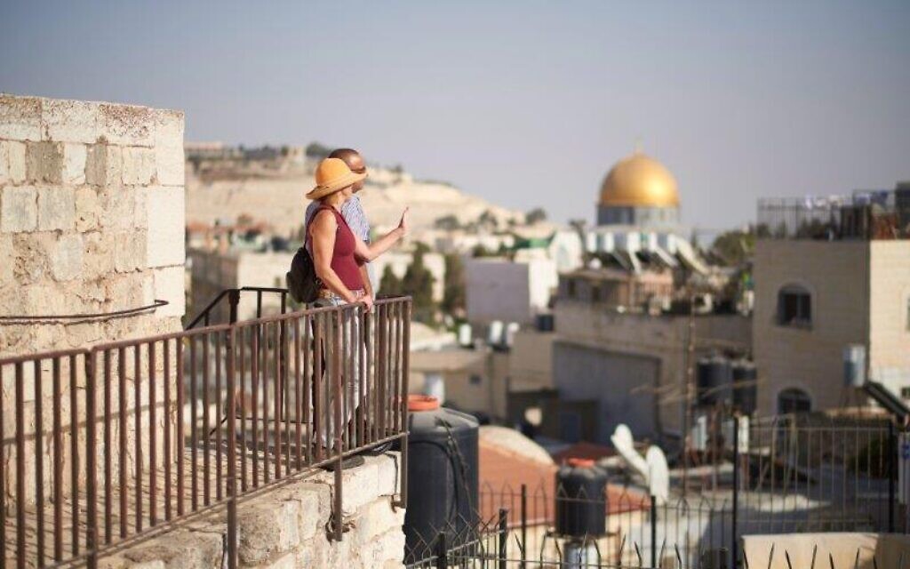Make a pilgrimage to Jerusalem for Shavuot 2020, taking advantage of new walking paths opened on the rooftops and ancient walls of the city (Courtesy Jerusalem municipality)