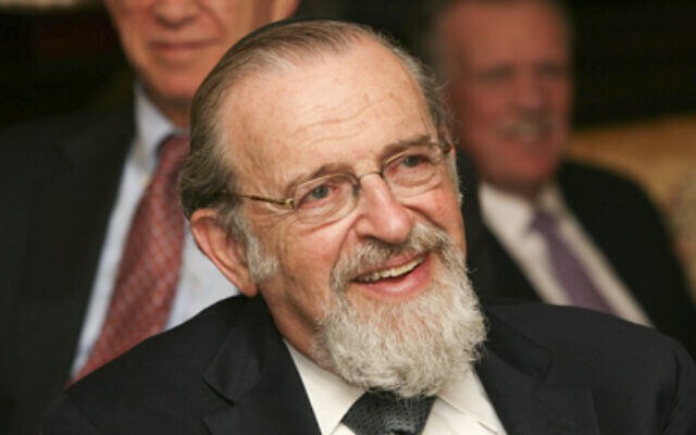 Norman Lamm (Yeshiva University via JTA)
