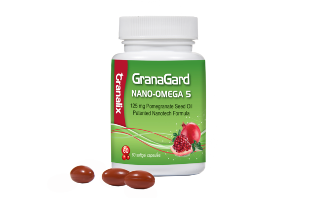 Nano-engineered pomegranate oil holds. granagard omega 5 benefits. 