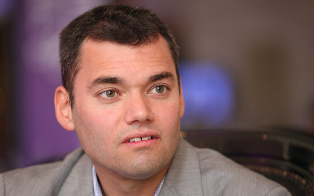 Peter Beinart, pictured here in Israel in 2012, now advocates for one state with equal rights encompassing Israelis and Palestinians. (Flash90)