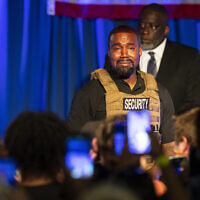 Illustrative: Kanye West makes his first presidential campaign appearance in North Charleston, South Carolina, July 19, 2020. (Lauren Petracca Ipetracca/The Post And Courier via AP)