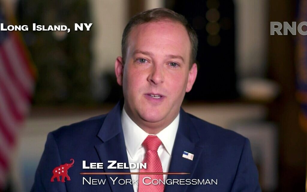 Lee Zeldin, one of two Jewish Republicans in Congress, in dead-heat race |  The Times of Israel
