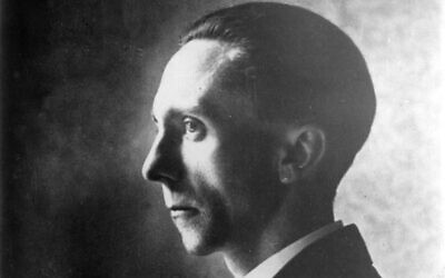 Joseph Goebbels, Nazi Minister of propaganda, on May 13, 1930 (AP Photo)