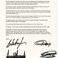 The Abraham Accords declaration (White House)