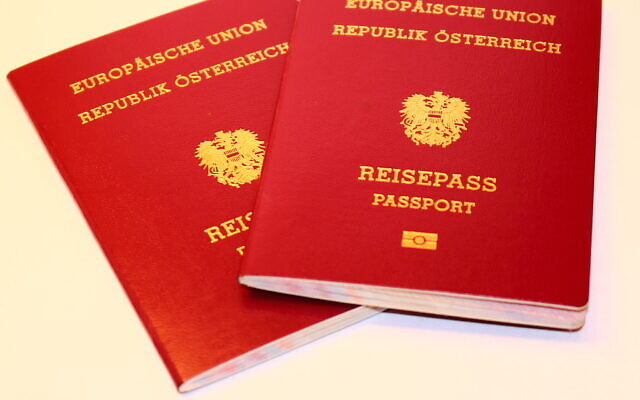 Illustrative: Austrian passports (iStock.Getty Images)