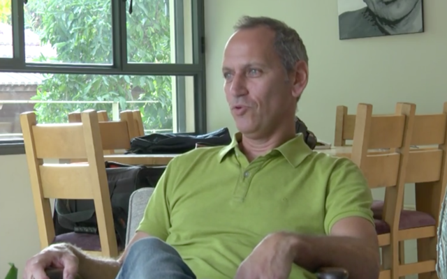 Boaz Kolodner (video screen capture: Ynet)