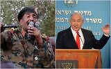Sudanese Gen. Abdel Fattah al-Burhan, left, head of the military council, speaks during a military-backed rally, in Omdurman district, west of Khartoum, Sudan on June 29, 2019. (AP/Hussein Malla) Prime Minister Benjamin Netanyahu speaks during a briefing on coronavirus development at his office in Jerusalem on September 13 2020.  (Alex Kolomiensky/Yedioth Ahronoth via AP, Pool)