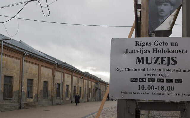 Riga Ghetto Museum des Vereins Shamir in Riga, Latvia (Fishman/ullstein bild via Getty Images via JTA)